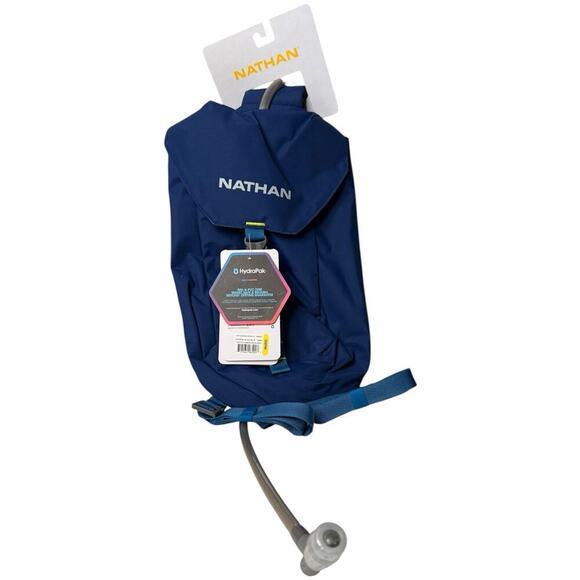 Nathan NEW Limitless 6L Hydration Sling, Two Side Pockets Pacific Blue HydraPak - Picture 3 of 6
